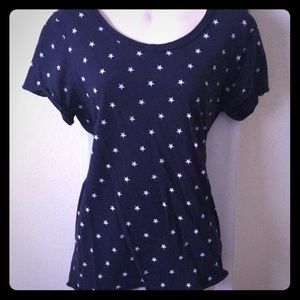 NWOT Gap Star Print Knit Top Med $68